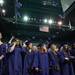 Graduates throw up their caps at the end of Pioneer's class of 2013 graduation ceremony, Thursday June 6. Courtney Sacco I AnnArbor.com
